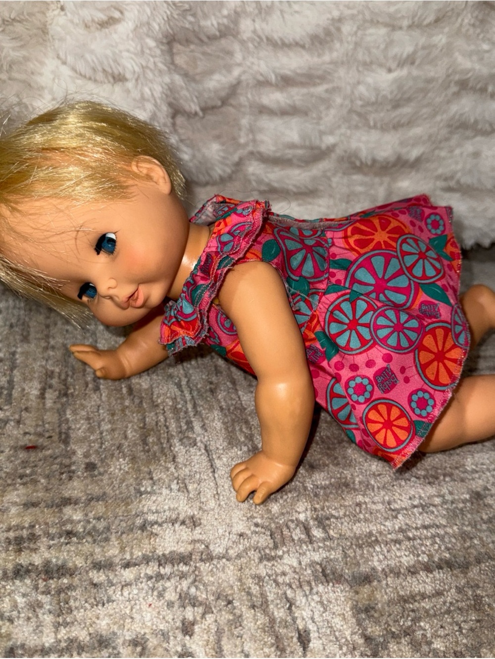Horsman antique crawling doll antique